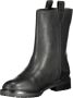 Ralph Lauren Slip-on Leren Enkellaarzen Zwart Dames - Thumbnail 3
