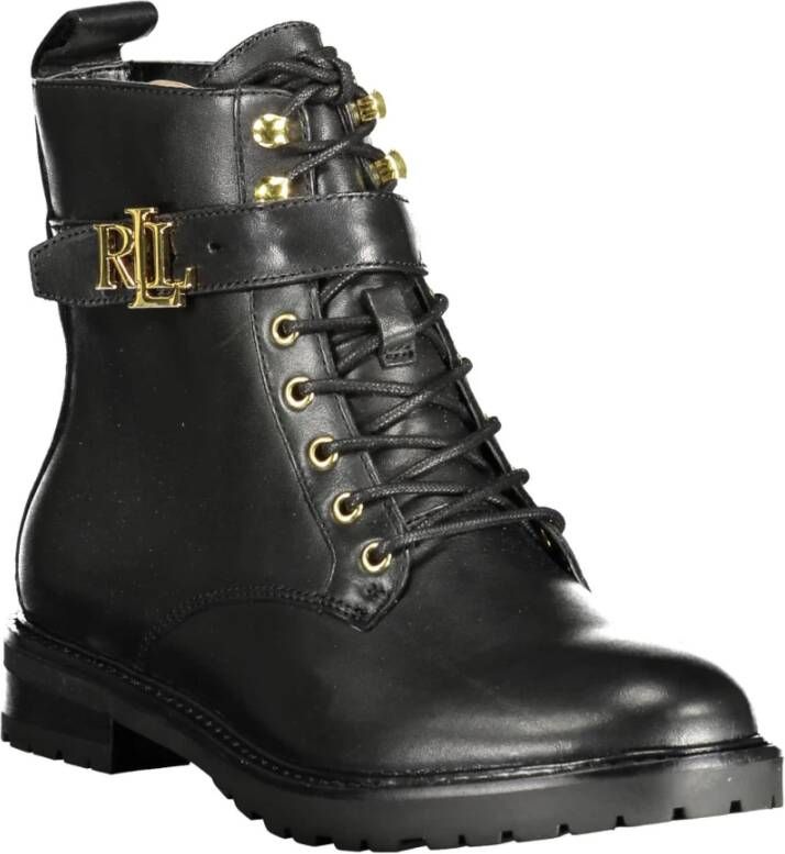 Ralph Lauren Schoeisel Laars Vrouw Zwart Black Dames