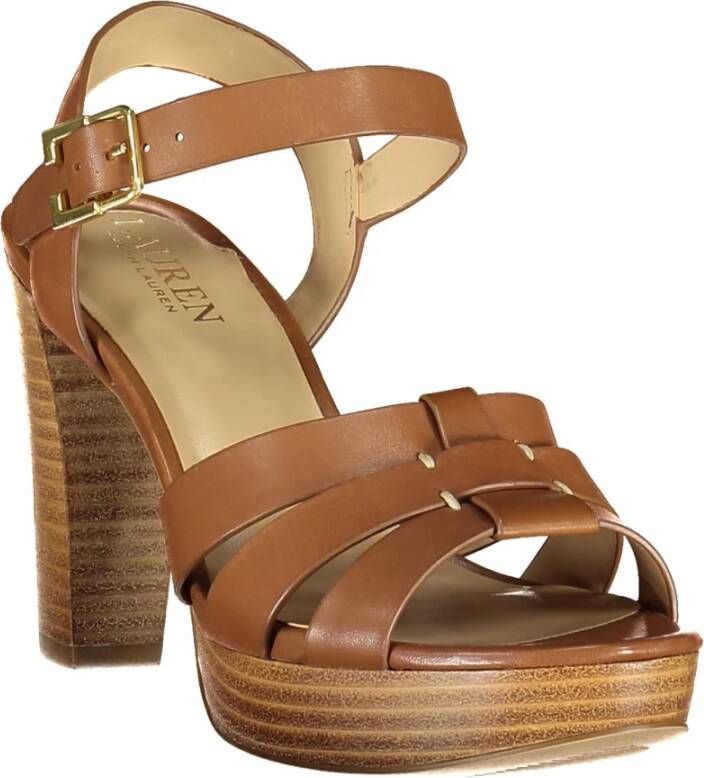 Ralph Lauren Schoeisel Sandaal Vrouw Bruin Brown Dames