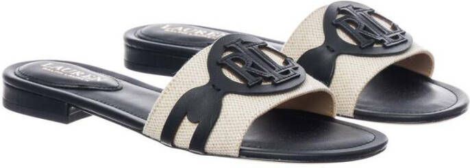 Ralph Lauren Teenslippers Sliders Beige Dames