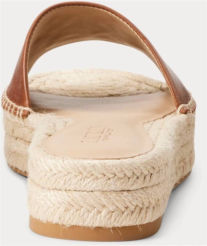 Ralph Lauren Sliders Brown Dames