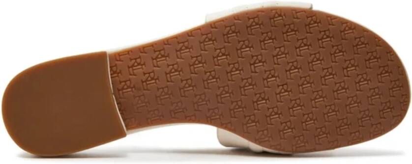 Ralph Lauren Sliders White Dames