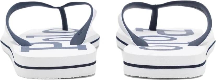 Ralph Lauren Stijlvolle zomerse flip flops Wit Unisex