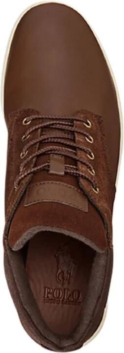 Ralph Lauren Sneakers Bruin Heren