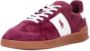 Polo Ralph Lauren Sportieve Bordeauxrode Suède Heren Sneakers Red Heren - Thumbnail 9