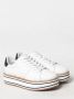 Ralph Lauren Sneaker Amelia in leer met plateau White Dames - Thumbnail 15