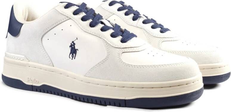 Ralph Lauren Sneakers Wit White Heren