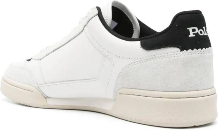 Ralph Lauren Sneakers Wit White Heren