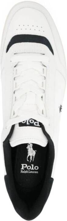 Ralph Lauren Sneakers Wit White Heren