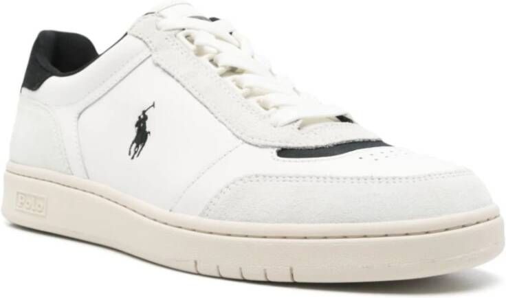 Ralph Lauren Sneakers Wit White Heren