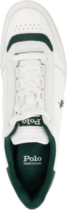 Ralph Lauren Sneakers Wit White Heren