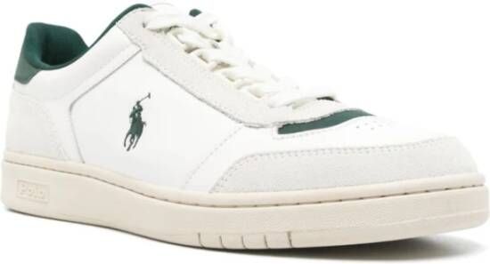 Ralph Lauren Sneakers Wit White Heren