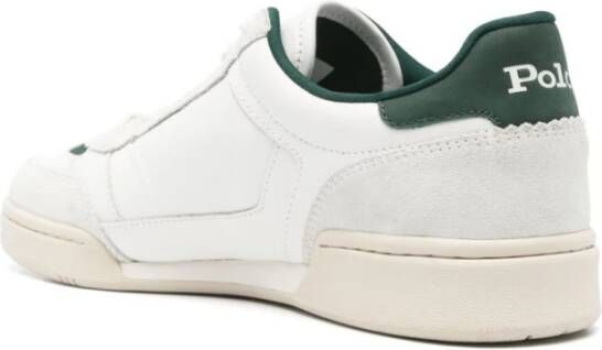 Ralph Lauren Sneakers Wit White Heren
