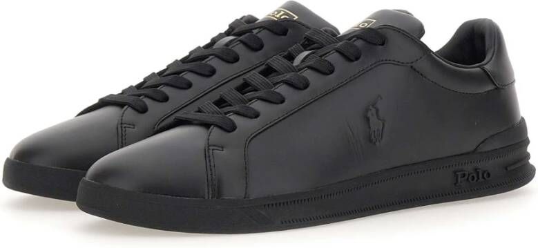 Ralph Lauren Zwarte Sneakers Polo Collectie Zwart Heren