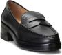 Lauren Ralph Lauren Penny loafers van leer met labeldetail model 'WREN' - Thumbnail 4