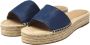 Ralph Lauren Blauwe Polly Leren Espadrilles Schoenen Blue Dames - Thumbnail 5