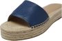 Ralph Lauren Blauwe Polly Leren Espadrilles Schoenen Blue Dames - Thumbnail 8
