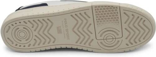 Ralph Lauren Witte en Rode Sneakers