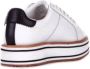 Ralph Lauren Sneaker Amelia in leer met plateau White Dames - Thumbnail 10