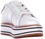 Ralph Lauren Sneaker Amelia in leer met plateau White Dames - Thumbnail 12