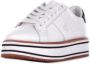 Ralph Lauren Sneaker Amelia in leer met plateau White Dames - Thumbnail 13