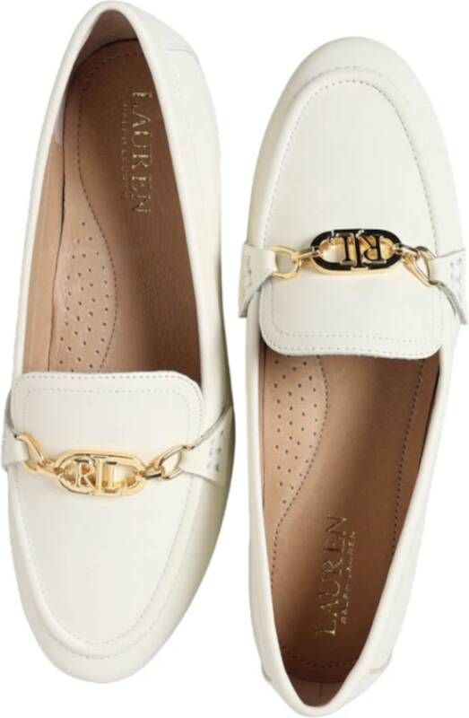 Ralph Lauren Witte platte schoenen White Dames