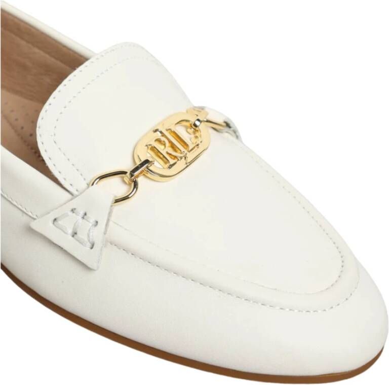 Ralph Lauren Witte platte schoenen White Dames