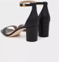 Ralph Lauren Gebrande leren sandaal schoenen Black Dames - Thumbnail 6