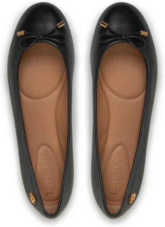 Ralph Lauren Zwarte platte schoenen Black Dames