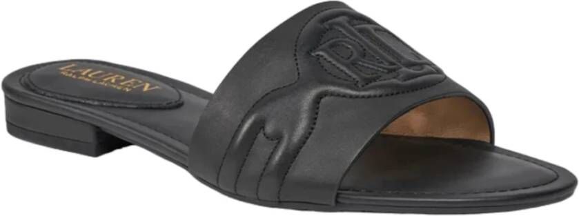 Ralph Lauren Zwarte Sandalen voor Vrouwen Black Dames