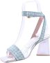 Ras High Heel Sandals Blauw Dames - Thumbnail 3