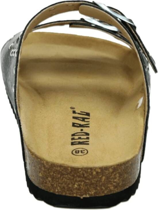 Red Rag Sportieve Zwarte Slippers 78010
