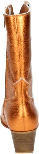 Red Rag Westernlaars Oranje Leren Rubberen Zool