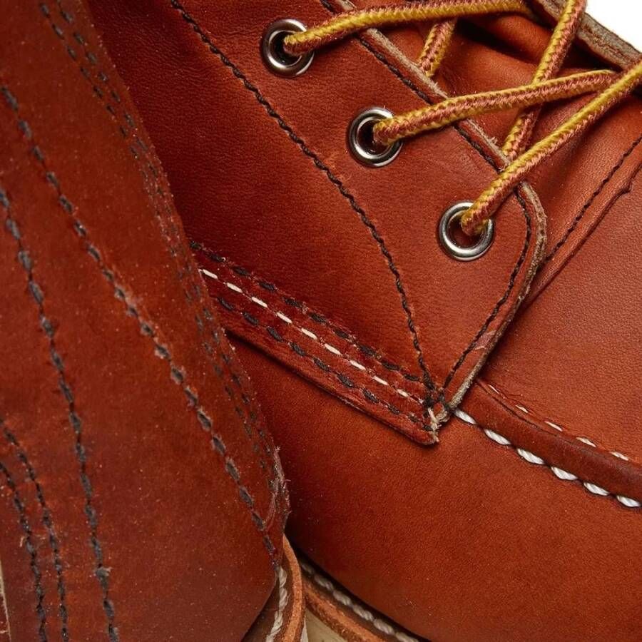 Red Wing Shoes 877 Heritage Work 8 MOC TOE Boot Goud Legacy Bruin Heren