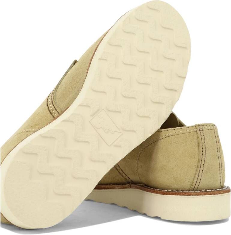 Red Wing Shoes Beige Suède Oxford Veterschoenen