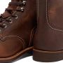 Red Wing Shoes Iron Ranger 8111 Bernstein Heren 6-inch laarzen in Oxblood Mesa leer Brown Heren - Thumbnail 5