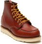 Red Wing Shoes Bruine Moc Toe Platte Schoenen Brown Heren - Thumbnail 2
