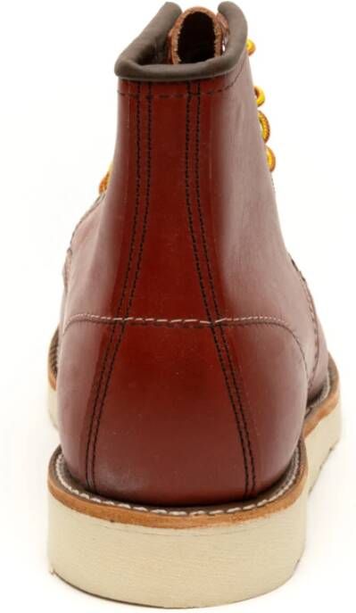 Red Wing Shoes Bruine Moc Toe Platte Schoenen Brown Heren
