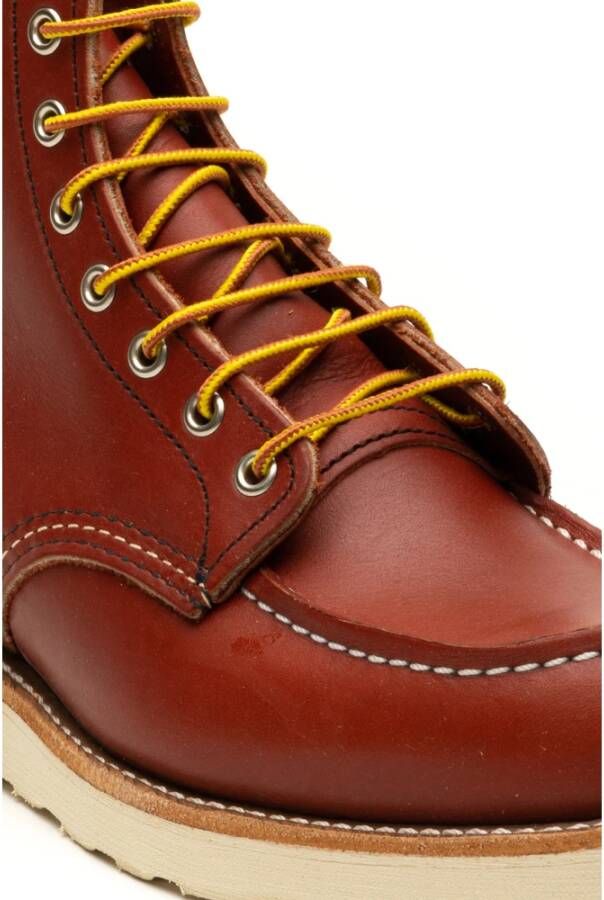 Red Wing Shoes Bruine Moc Toe Platte Schoenen Brown Heren