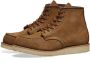 Red Wing Shoes Heritage Moc Toe Boot Olive Brown Heren - Thumbnail 2