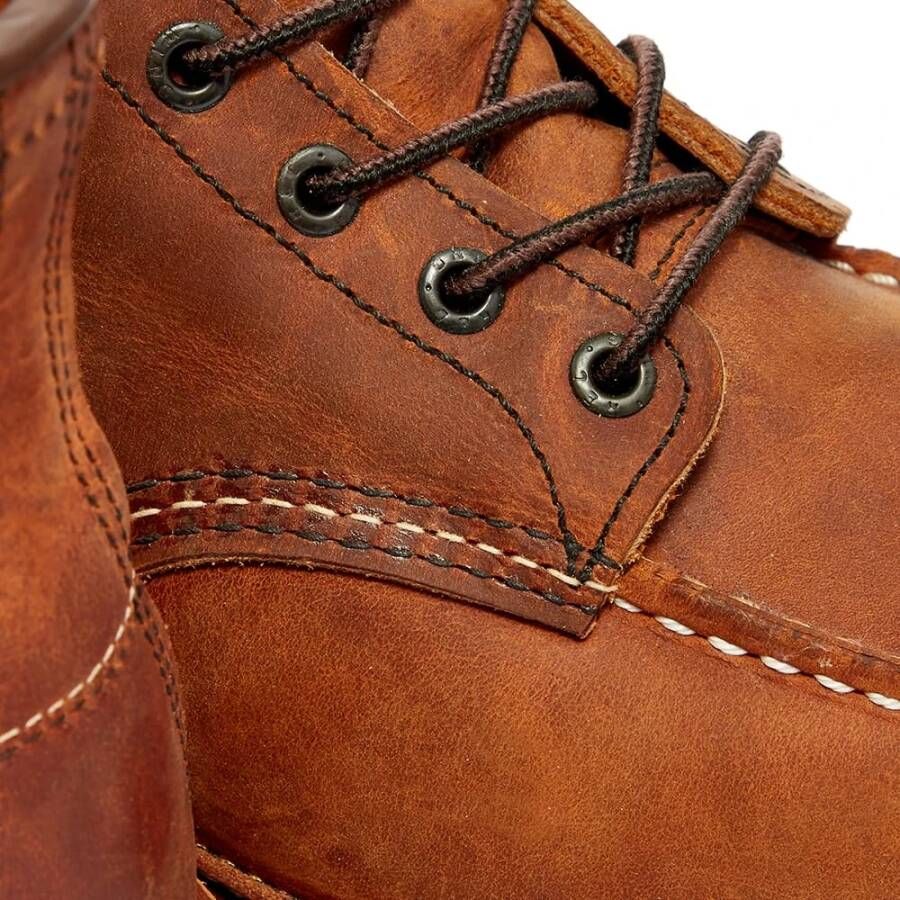 Red Wing Shoes Heritage Work Moc Toe Laars Brown Heren