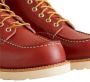 Red Wing Shoes Platte Veterschoenen Enkel Red - Thumbnail 2