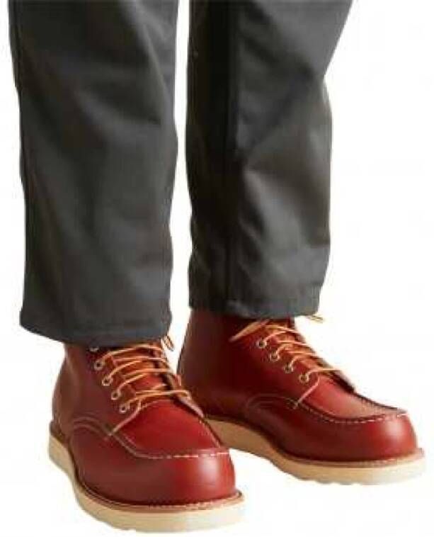 Red Wing Shoes Ierse setter moc teen Bruin Heren