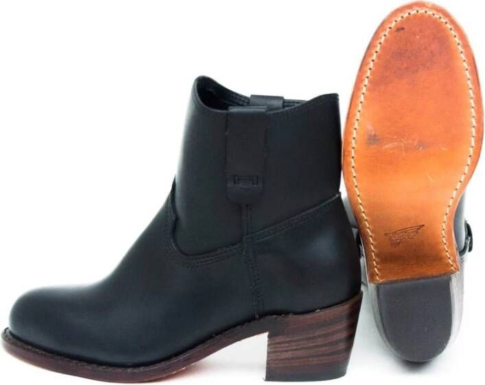 Red Wing Shoes Inez Zwarte Leren Laarzen