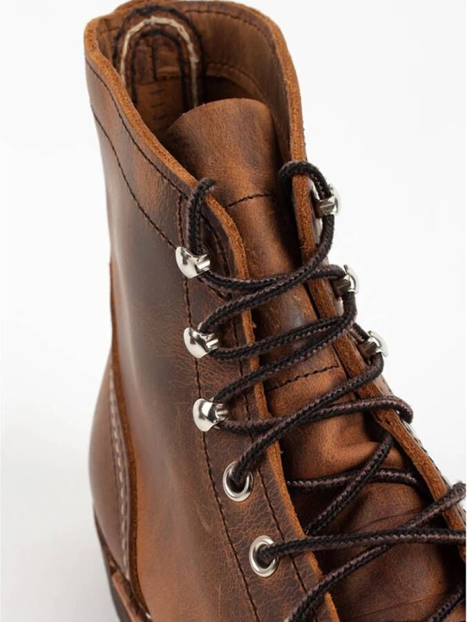 Red Wing Shoes Iron Ranger Koperen Leren Laarzen Brown Heren
