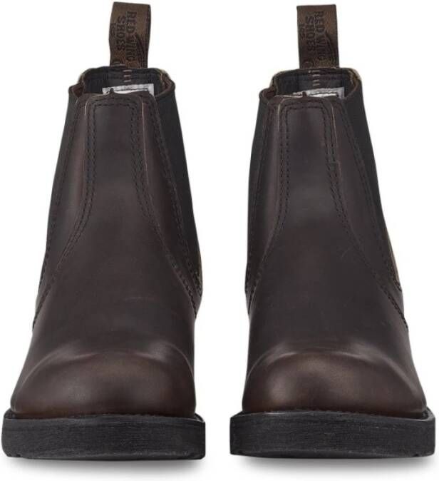 Red Wing Shoes Klassieke Chelsea Laars Black Heren