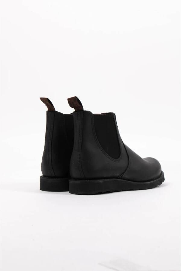 Red Wing Shoes Klassieke Chelsea Zwarte Laarzen