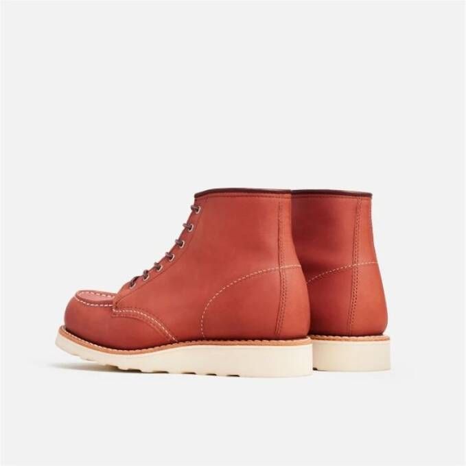 Red Wing Shoes Klassieke Moc Auburn Leren Laarzen