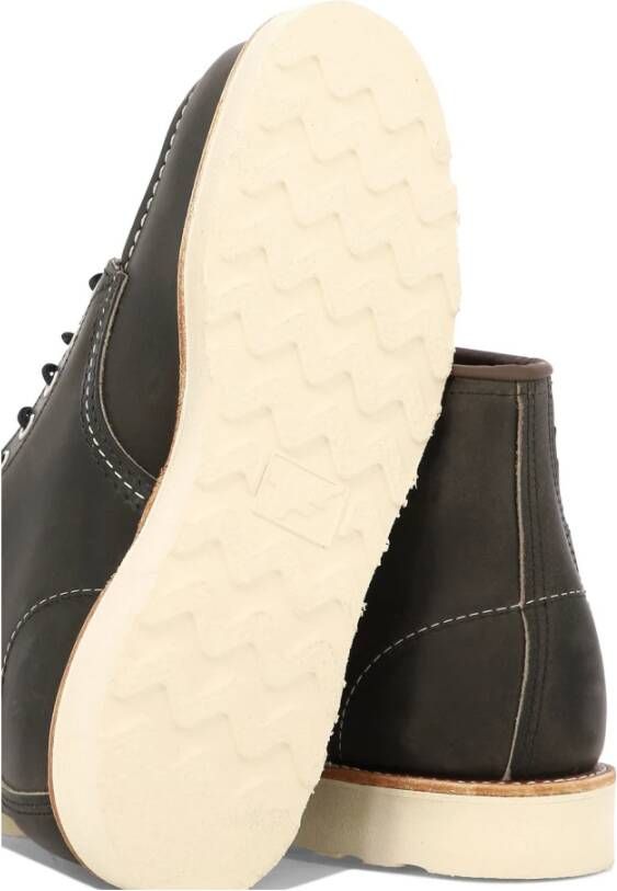 Red Wing Shoes Klassieke Moc Enkellaarzen Grijs