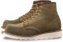 Red Wing Shoes Klassieke Moc Olijf Leren Laars Green Dames - Thumbnail 4